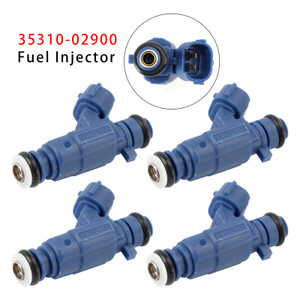2008-2013 Hyundai i10 PA 4Pcs Fuel Injector 35310-02900 Generic