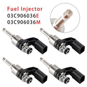 2007-2017 VW Golf Passat Jetta Polo Touran Beetle 4Pcs Fuel Injector 03C906036E 03C906036M Generic