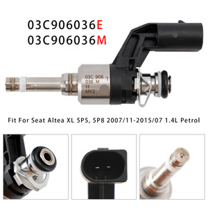2007-2015 Seat Alhambra Altea Ibiza Toledo 1Pcs Fuel Injector 03C906036E 03C906036M Generic