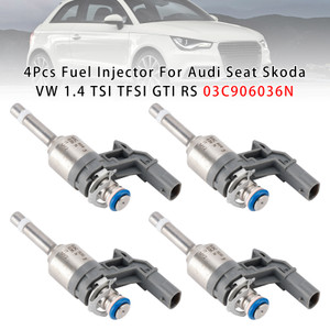 2010-2014 Skoda Fabia Petrol 4Pcs Fuel Injector 03C906036N Generic