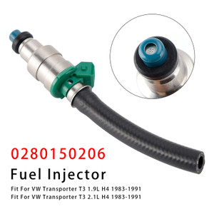 1983-1991 VW Transporter T3 1.9L 2.1L H4 1Pcs Fuel Injector 0280150206 Generic