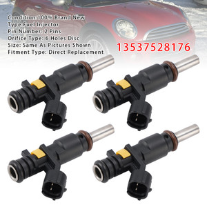 2007-2019 Peugeot 207 308 3008 5008 508 208 4Pcs Fuel Injector 13537528176 Generic