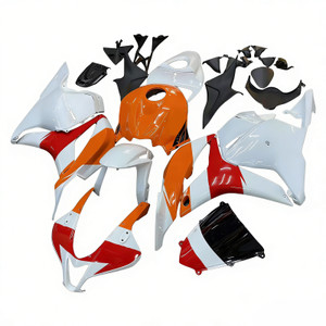 2009-2012 Honda CBR600RR Amotopart Fairings Orange & White Repsol Racing Customs Fairing