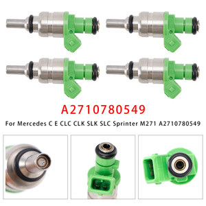 2008-2011 Mercedes-Benz CLC CLK SLK SPRINTER 4Pcs Fuel Injector M271 A2710780549 Generic