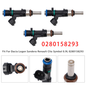 Dacia Logan Sandero Renault Clio Symbol 0.9L 3Pcs Fuel Injector 0280158293 Generic