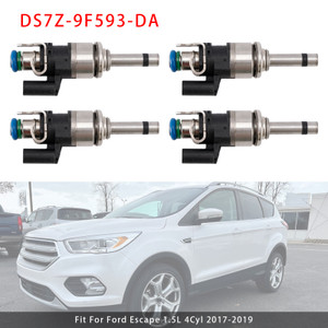 2017-2019 Ford Escape 1.5L 4Cyl 4Pcs Fuel Injector DS7Z-9F593-DA Generic