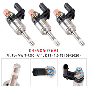 2015-2022 AUDI A1 A3 Q2 3Pcs Fuel Injector 04E906036AL 04E906036AA Generic