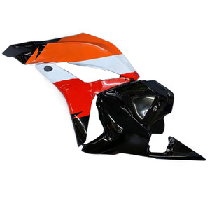 2009-2012 Honda CBR600RR Amotopart Fairings Black & Orange Repsol Racing Customs Fairing