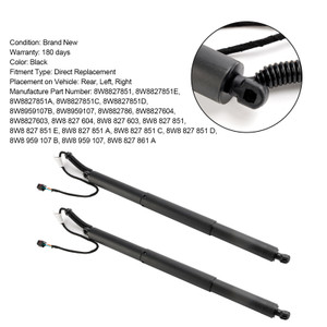 2016-2024 Audi A5 S5 RS5 F5 8W Sportback 2* Rear Tailgate Lift Support 8W8827851 Black Generic