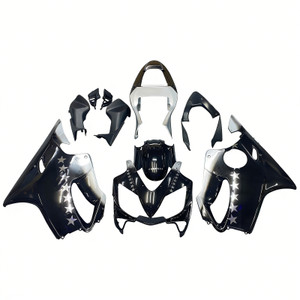2001-2003 Honda CBR 600 F4i Amotopart Fairings Black SevenStars Racing Customs Fairing