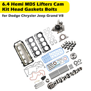 2011-2015 Dodge Challenger 6.4L 392ci V8 HEMI 6.4 Hemi MDS Lifters Cam Kit Head Gaskets Bolts 53021726AD Generic