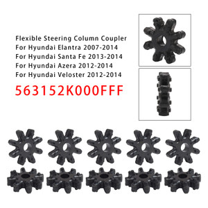 2007-2014 Hyundai I30 Sonata Elantra Santa Azera Veloster 10x Flexible Steering Column Coupler 563152K000FFF Generic