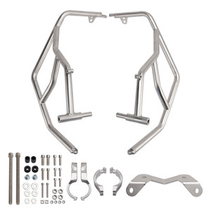 2024-2025 BMW S1000XR Upper Engine Guard Frame Crash Bar Steel Silver Generic