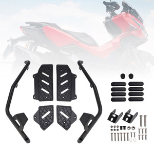 2022-2025 HONDA ADV350 Lower Engine Guard Frame Crash Bar Steel Black Generic