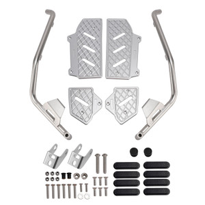 2022-2025 HONDA ADV350 Lower Engine Guard Frame Crash Bar Steel Silver Generic