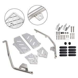 2022-2025 HONDA ADV350 Lower Engine Guard Frame Crash Bar Steel Silver Generic