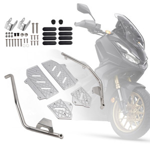 2022-2025 HONDA ADV350 Lower Engine Guard Frame Crash Bar Steel Silver Generic