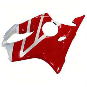 2001-2003 Honda CBR 600 F4i Amotopart Fairings Silver & Red F4i Racing Customs Fairing