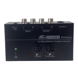 PP500 Phono Preamp Preamplifier with Level Volume Control for LP Vinyl Turntable AU