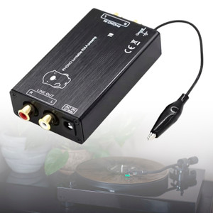 T11 Phono Preamp Preamplifier MM Phono Stage Preamp LP Vinyl Record Player Turntable Stereo Phonograph Pre-Amp AU