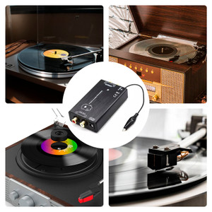 T11 Phono Preamp Preamplifier MM Phono Stage Preamp LP Vinyl Record Player Turntable Stereo Phonograph Pre-Amp AU