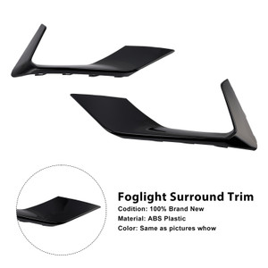 2018-2021 Ford Focus ST+ST LINE MK4 1* Foglight Surround Trim Black Generic