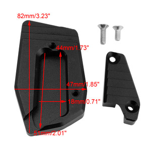 2017-2025 BMW K1600 Kickstand Side Stand Extension Pad Black Generic