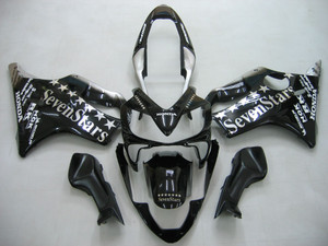 Fairings Honda CBR 600 F4i Black SevenStars Racing (2004-2007)