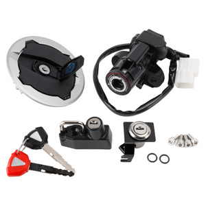 2024-2026 Kawasaki EX500 Ninja Ignition Switch Lock Set, Gas cap, Seat Lock, w/Keys 27048-5276 Generic