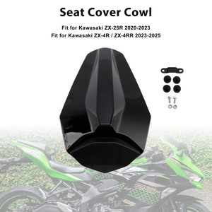 2023-2025 Kawasaki ZX-4R/ ZX-4RR Seat Cover Cowl Black Generic