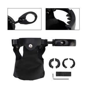 Utv Polaris Ranger Cup Bracket Holder Bottle Cargo Carrier Black Generic