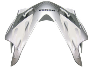 Fairings Honda CBR 600 F4i Silver & White Flame Racing (2004-2007)