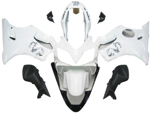 Fairings Honda CBR 600 F4i White & Chinese Dragon Racing (2004-2007)
