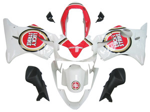 Fairings Honda CBR 600 F4i White & Red Lucky Strike Racing (2004-2007)