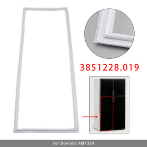 1PC RV Refrigerator Door Gasket 3851228019.(push in type) Lower Door For Dometic RM1350