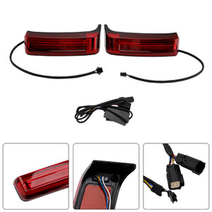 2014-2023 Electra Glide Ultra LED Saddlebag Light Brake Run Turn Signal Lamp Red Generic