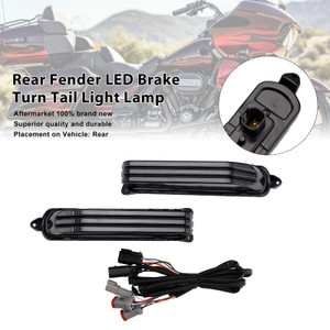 Rear Fender Brake Turn Tail Light Lamp Fit For Touring Electra Glide 2014-2024