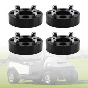 Yamaha Club Car Ezgo 1.5 Inch Golf Cart Wheel Spacers Kit With Lug Nuts Generic