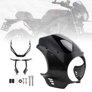 2022-2025 Yamaha XSR900 Headlight Fairing Windshield Color+Black Generic