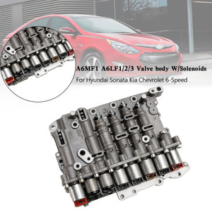 A6MF1 A6LF1/2/3 Valve body W/Solenoids For Hyundai Sonata Kia Chevrolet 6-Speed