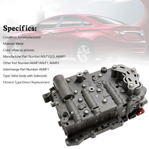 A6MF1 A6LF1/2/3 Valve body W/Solenoids For Hyundai Sonata Kia Chevrolet 6-Speed