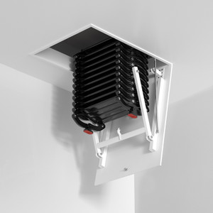 9.5FT Electric Attic Ladder Aluminum Folding with Remote for Loft Generic