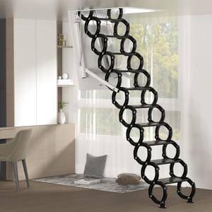 9.5FT Electric Attic Ladder Aluminum Folding with Remote for Loft Generic