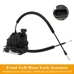 2006- Peugeot Boxer Front Left Door Lock Actuator 1342155080 Generic