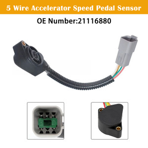 2004- Volvo Truck FH/FM 13L & 16L Engines 5 Wire Accelerator Speed Pedal Sensor 21116880 Generic