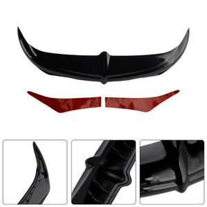 2006-2013 Harley Touring Street Glide Bat Brow Batwing Fairing Accent Trim Black Generic