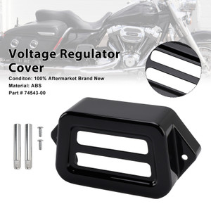 1997-2008 Harley Road King Voltage Regulator Cover Black Generic
