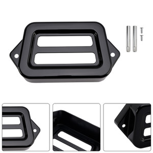 2006-2008 Harley Street Glide Voltage Regulator Cover Black Generic