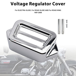 1997-2008 Harley Road King Voltage Regulator Cover Chrome Generic