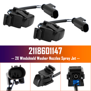 2006-2010 BMW X5 E70 2X Windshield Washer Nozzles Spray Jet 61667161469 Generic
